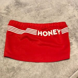 Fashion Nova Honey Cropped Tube Top